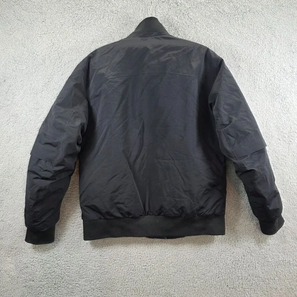 Lululemon Winter Warrior Bomber Jacket Women Size 10 Black Goose Down - Picture 9 of 13